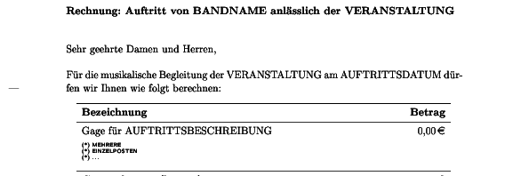 [:de]Eine LaTeX Vorlage für Rechnungen[:]